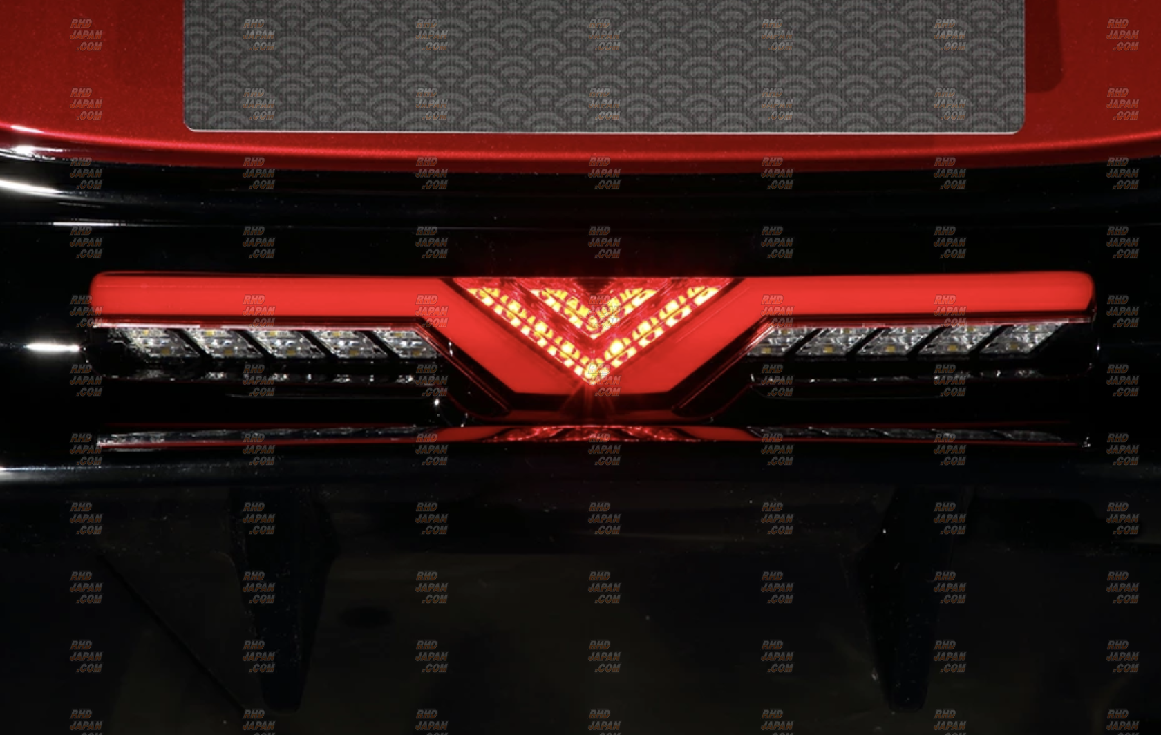 Valenti Jewel LED Back Fog Lamp Revo Red Lens / Gloss Black - BRZ